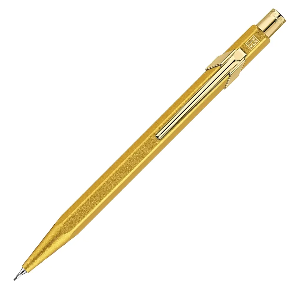 Автоматичен молив Caran d'Ache - 844, златист