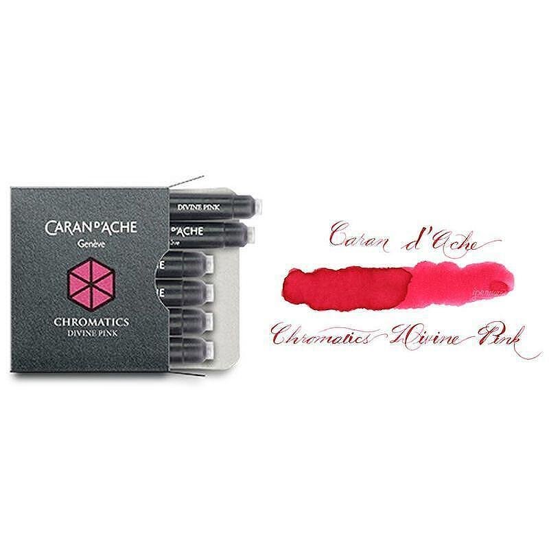 Патрончета за писалки Caran d'Ache - Chromatics, розов цвят