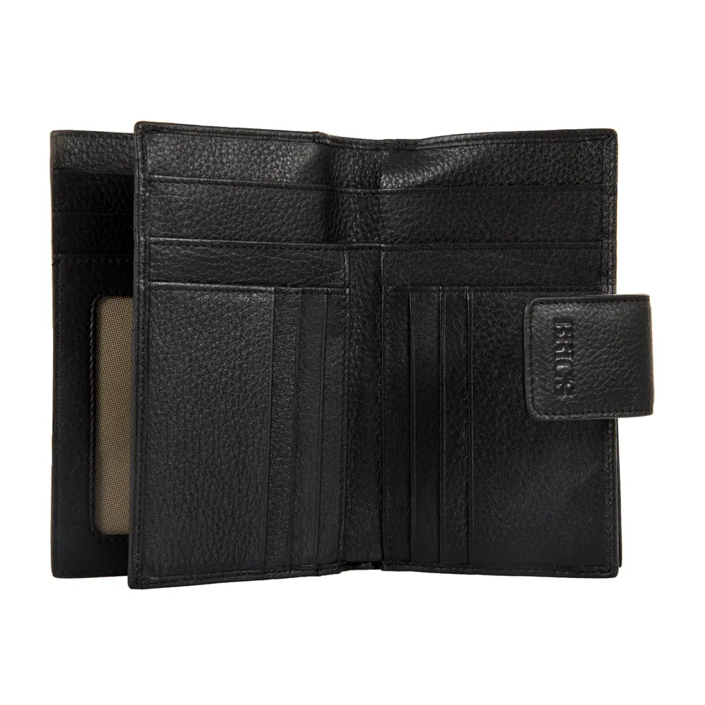 Дамски портфейл Bric's - Marmolada Purse, с копче, RFID защита, черен - 3