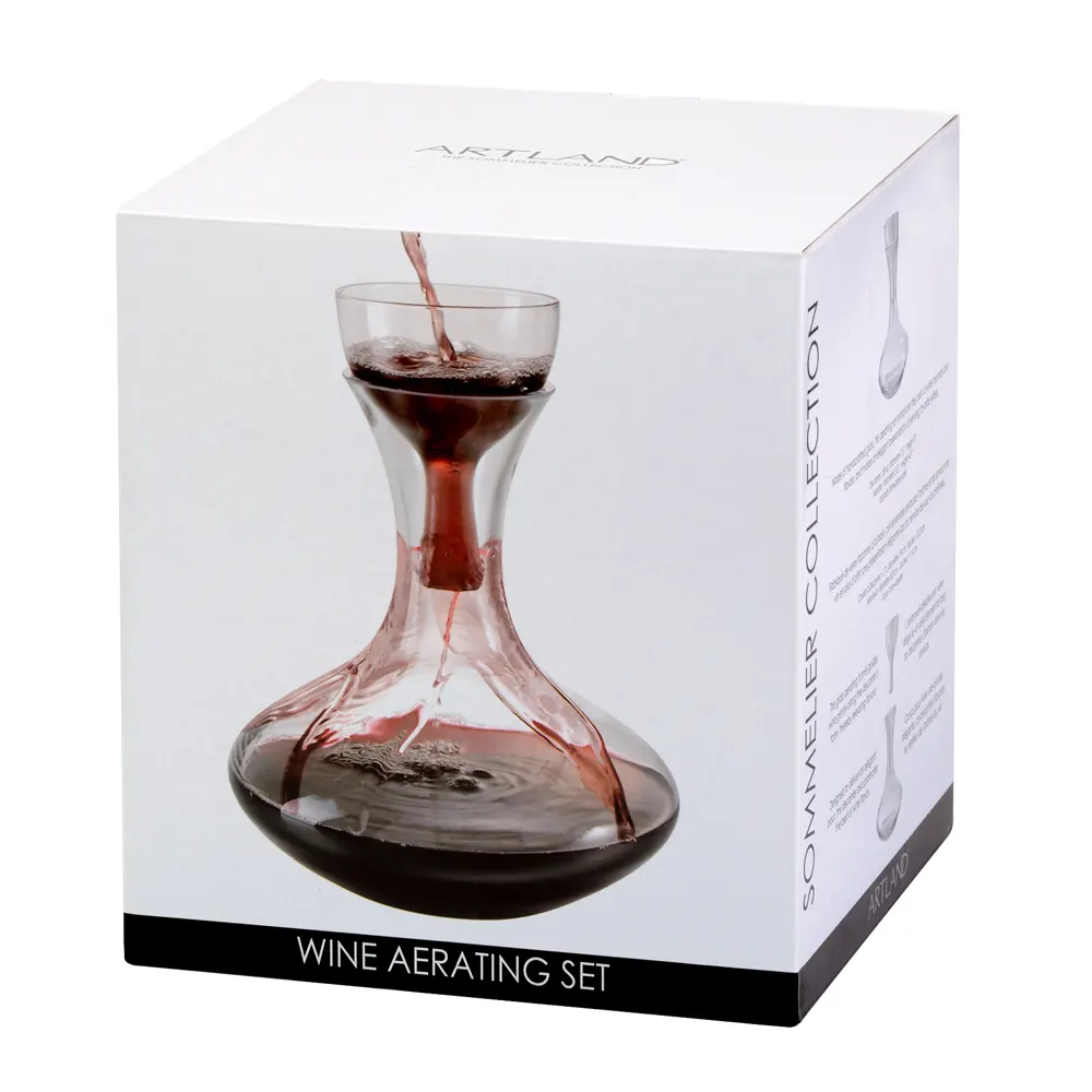 Гарафа за вино Sommelier, с аератор - 3