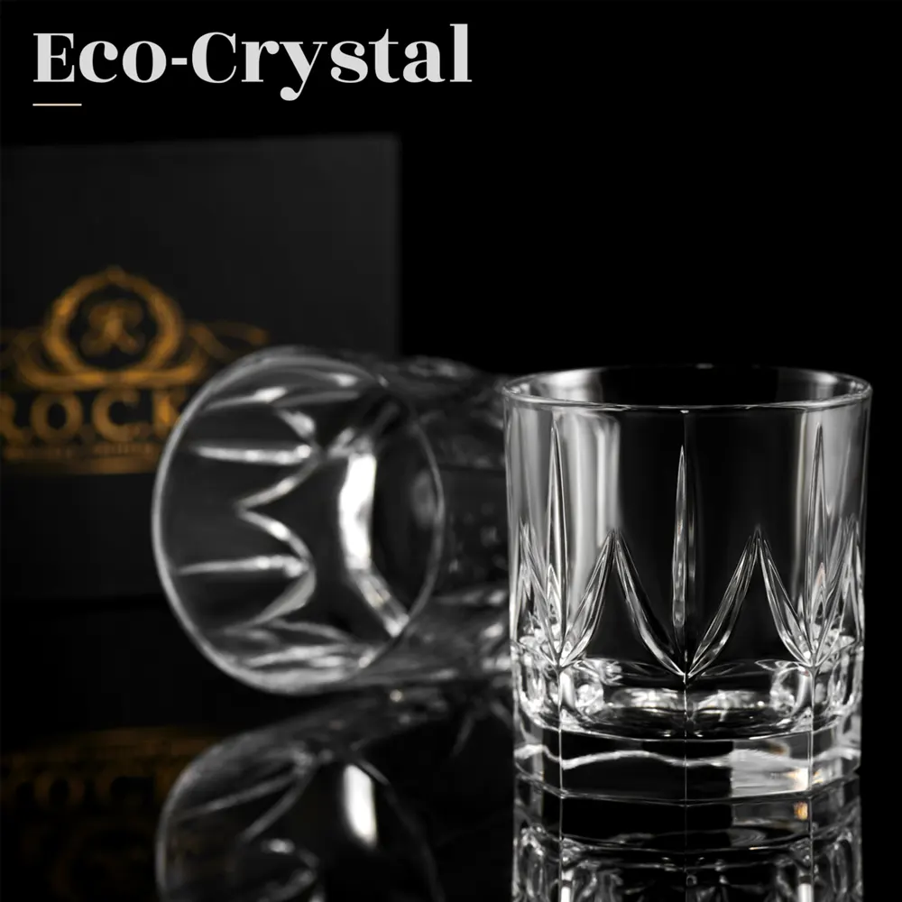 Комплект за уиски R.O.C.K.S. The Eco Crystal Collection - Imperial Edition - 2