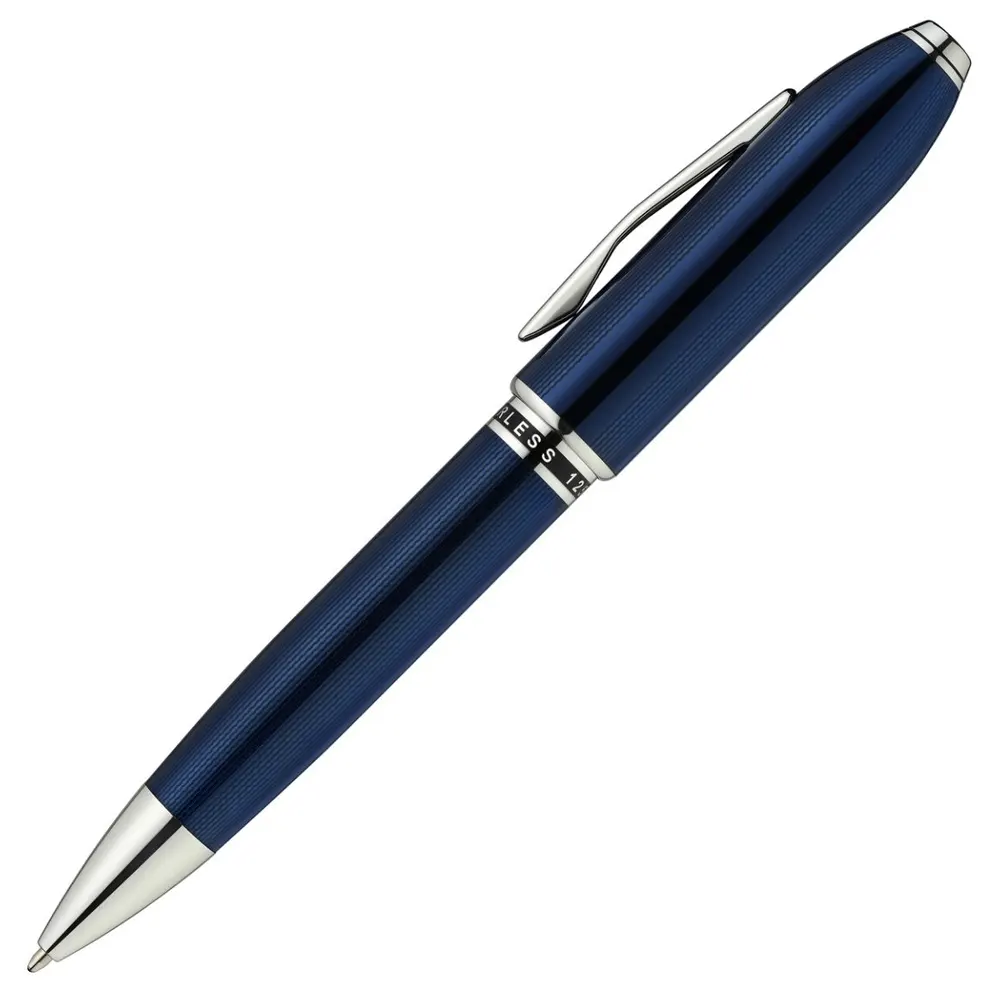 Химикалка Cross Peerless Cobalt Blue with Polished Chrome Appointments - 3