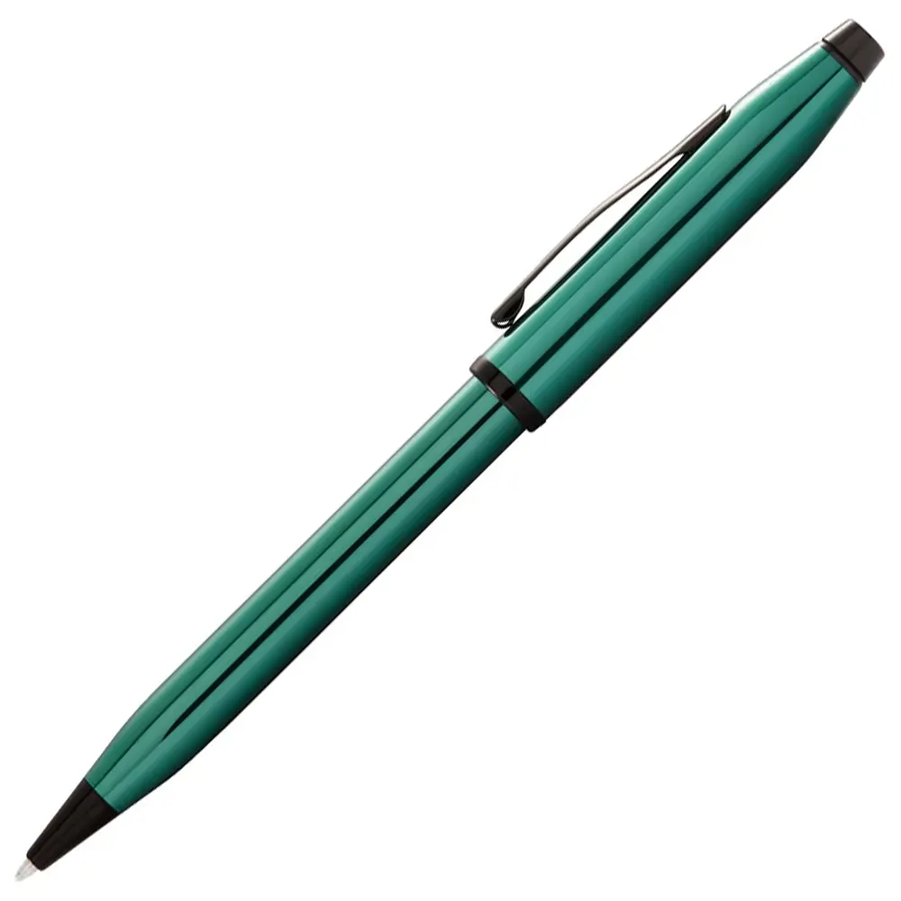 Химикалка Cross Century II - Translucent Green Lacquer with Polished Black PVD - 2