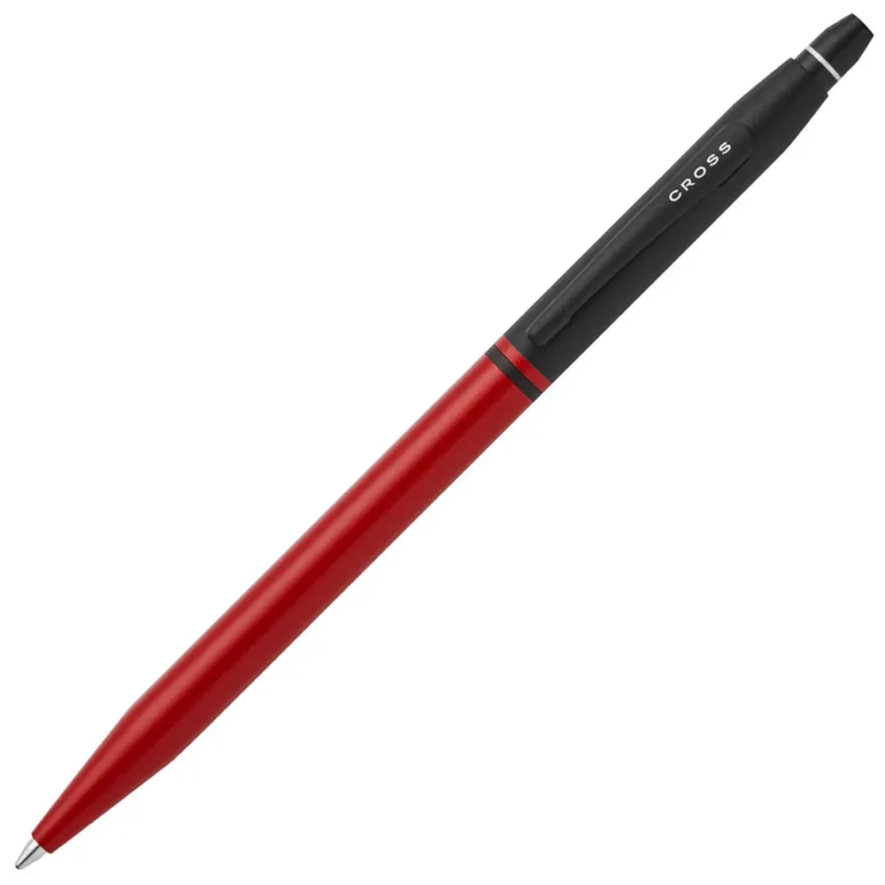 Химикалка Cross Click Tuxedo - Satin Metallic Red with Black