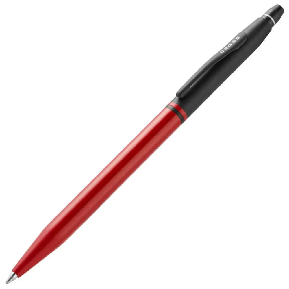 Химикалка Cross Click Tuxedo - Satin Metallic Red with Black - 2