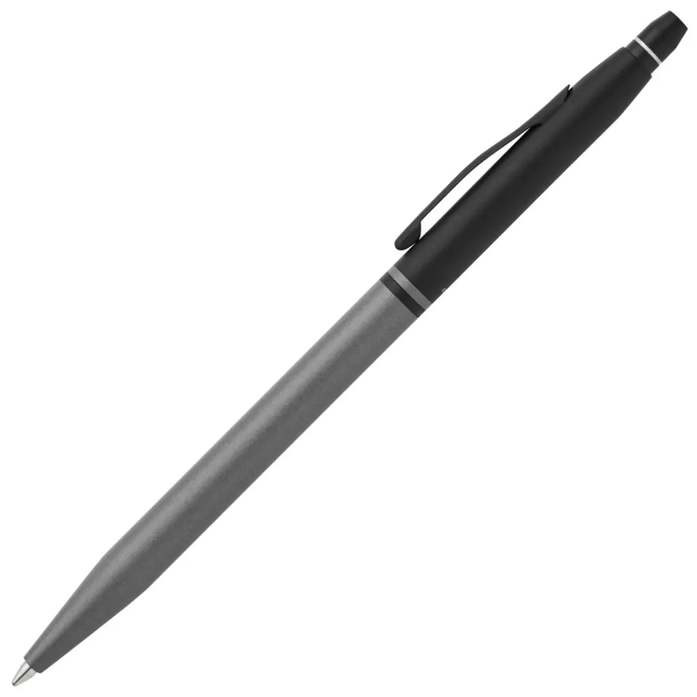 Химикалка Cross Click Tuxedo - Satin Metallic Gray with Black - 2