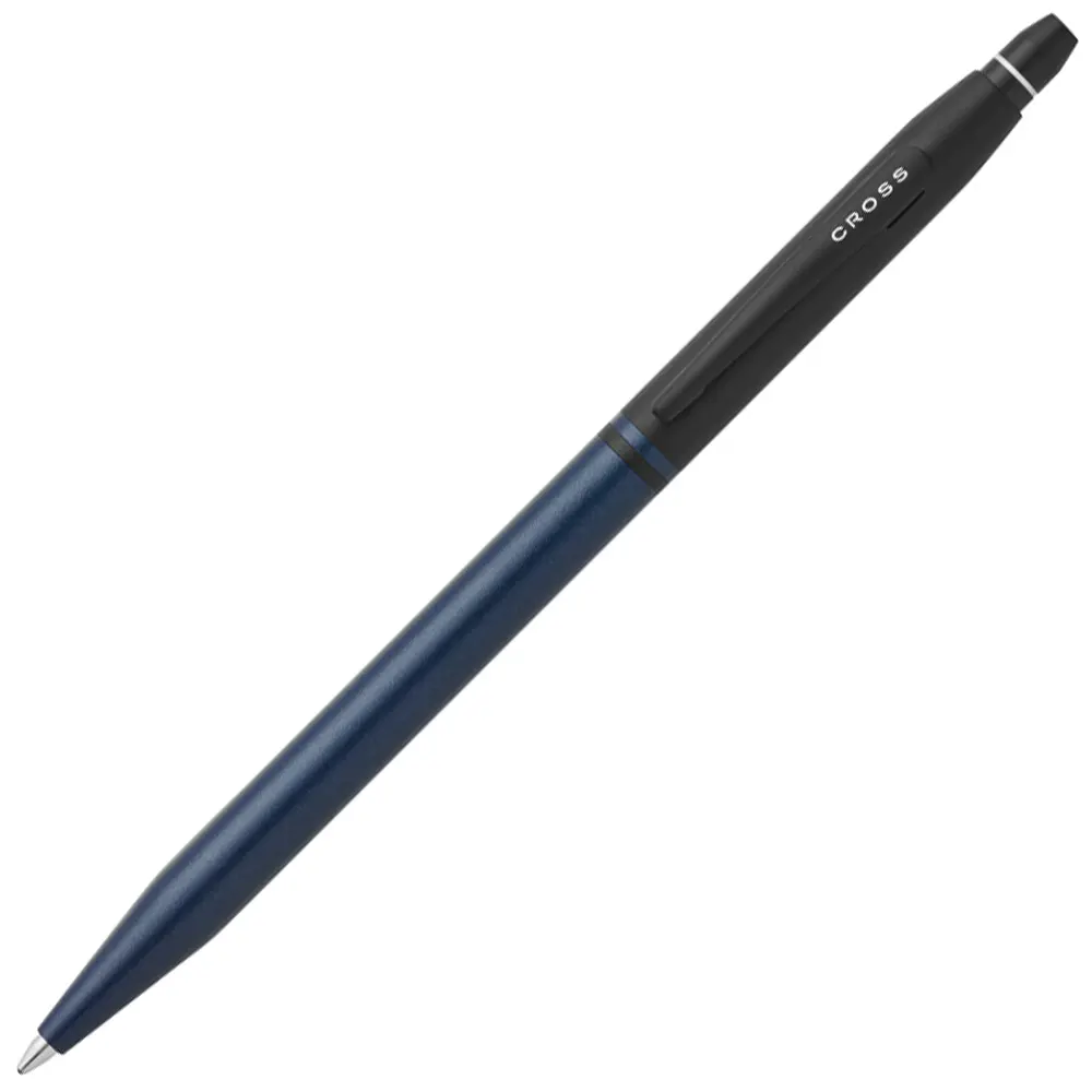 Химикалка Cross Click Tuxedo - Satin Metallic Blue with Black