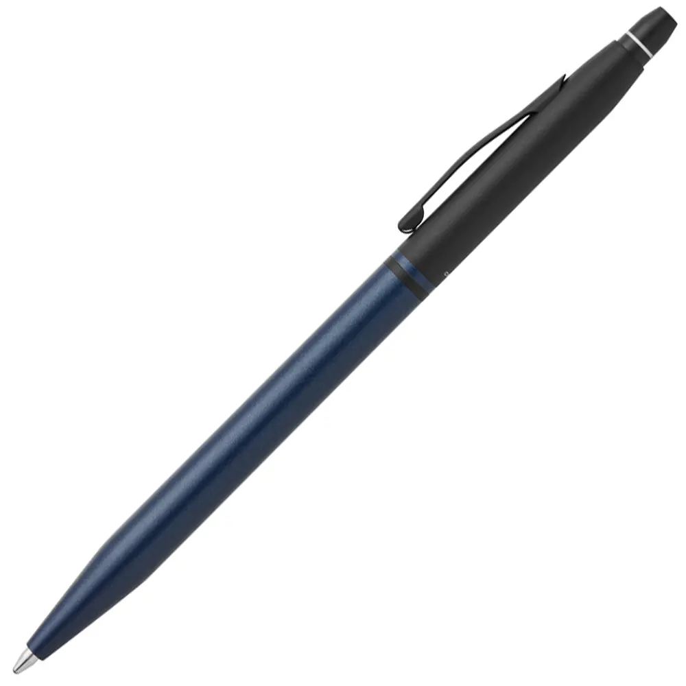 Химикалка Cross Click Tuxedo - Satin Metallic Blue with Black - 2