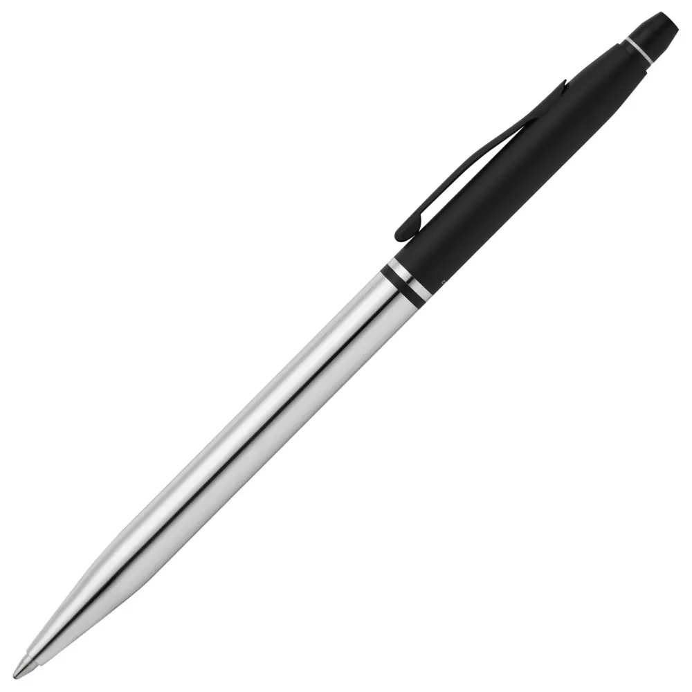 Химикалка Cross Click Tuxedo - Chrome with Black - 2