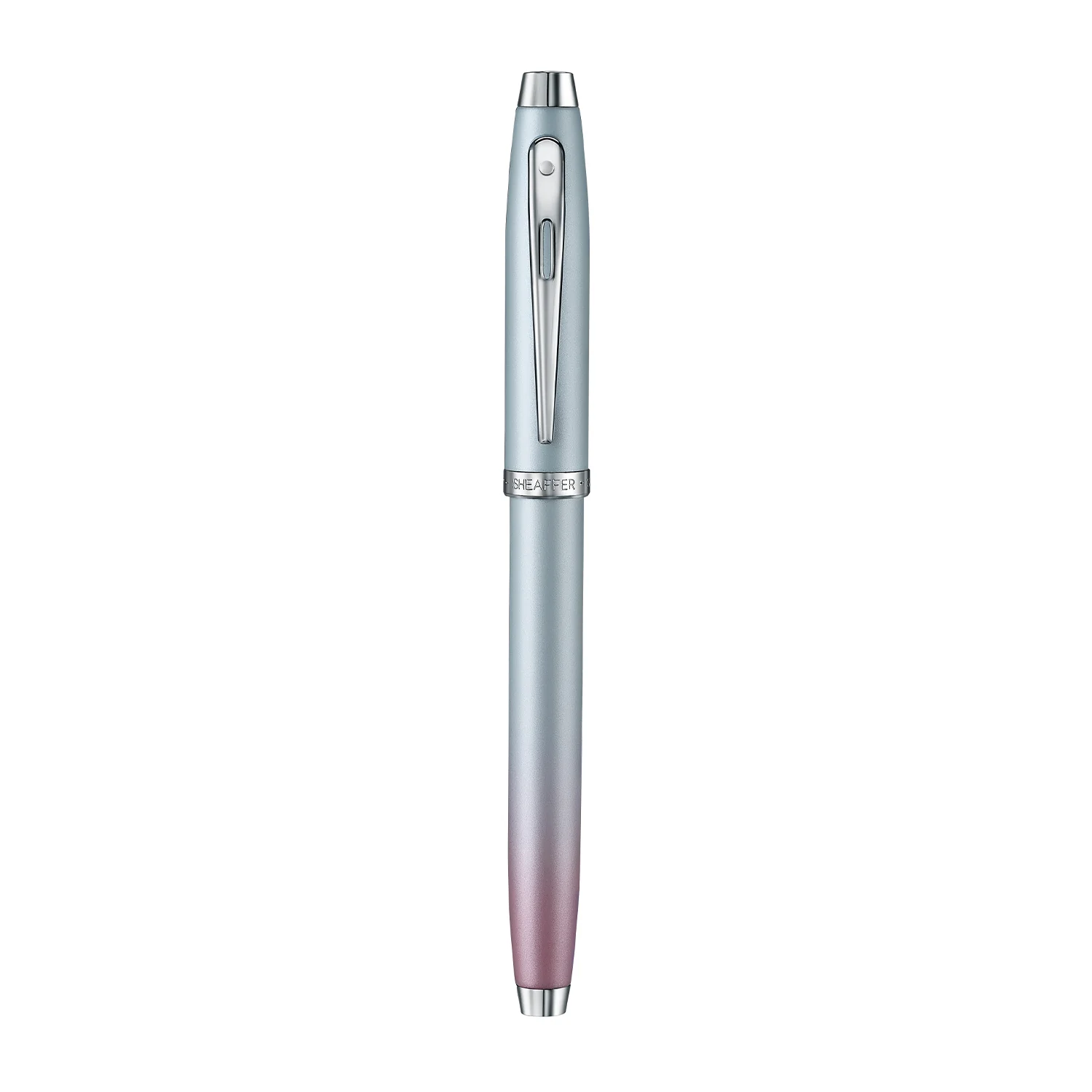 Писалка Sheaffer 100 - Expressions, Chrome-Plated Trims, синя/розова, F перо - 2