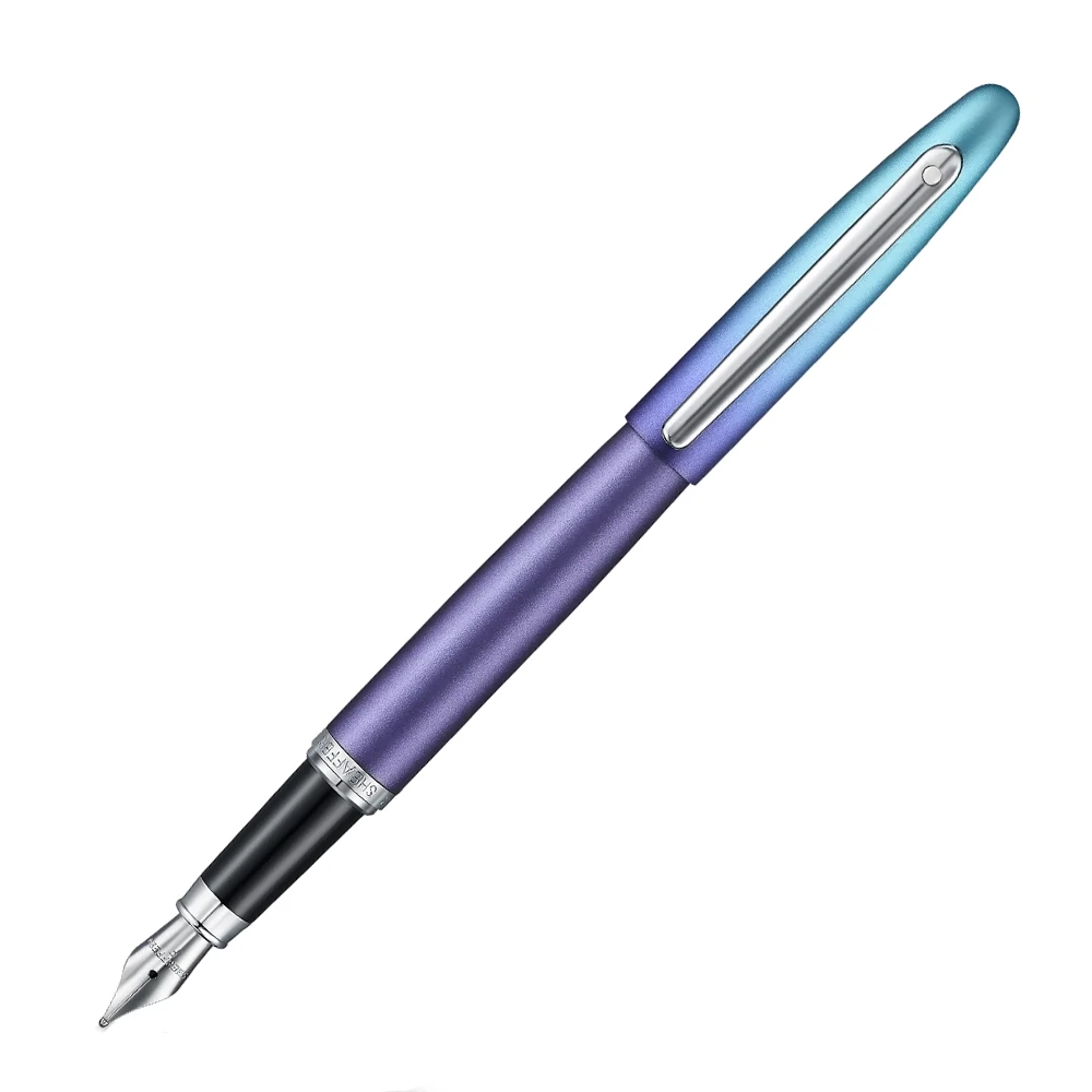 Писалка Sheaffer VFM - Expressions with Chrome-Plated Trims, синя/лилава, F перо