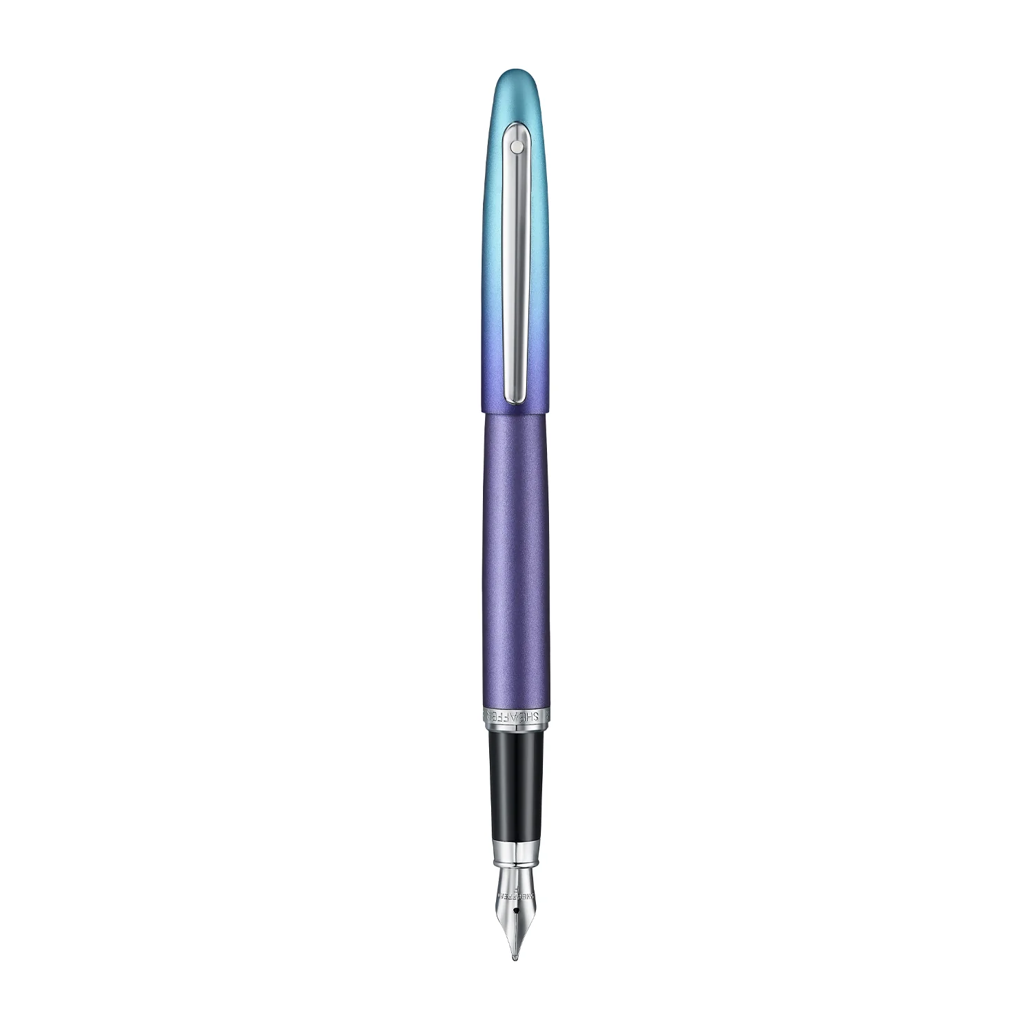 Писалка Sheaffer VFM - Expressions with Chrome-Plated Trims, синя/лилава, F перо - 3