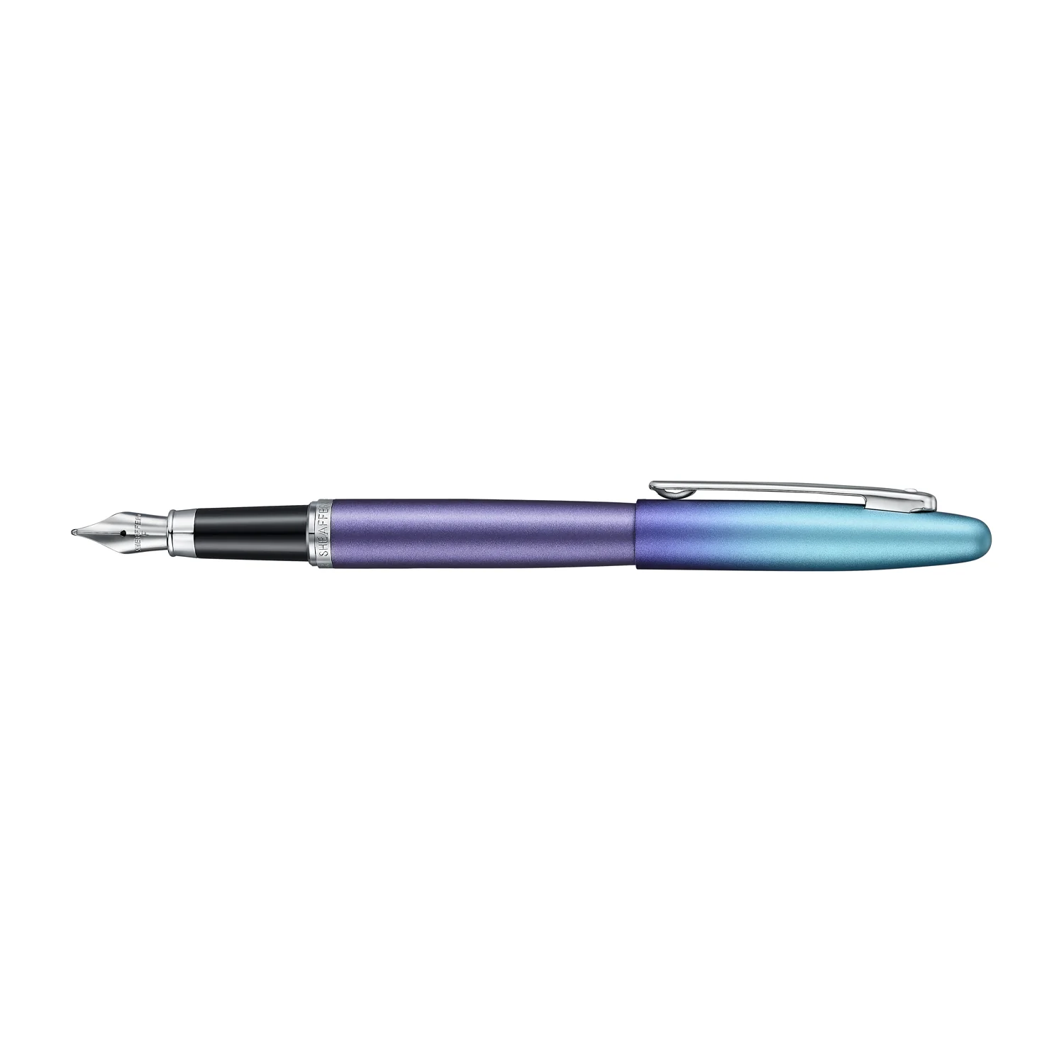 Писалка Sheaffer VFM - Expressions with Chrome-Plated Trims, синя/лилава, F перо - 4