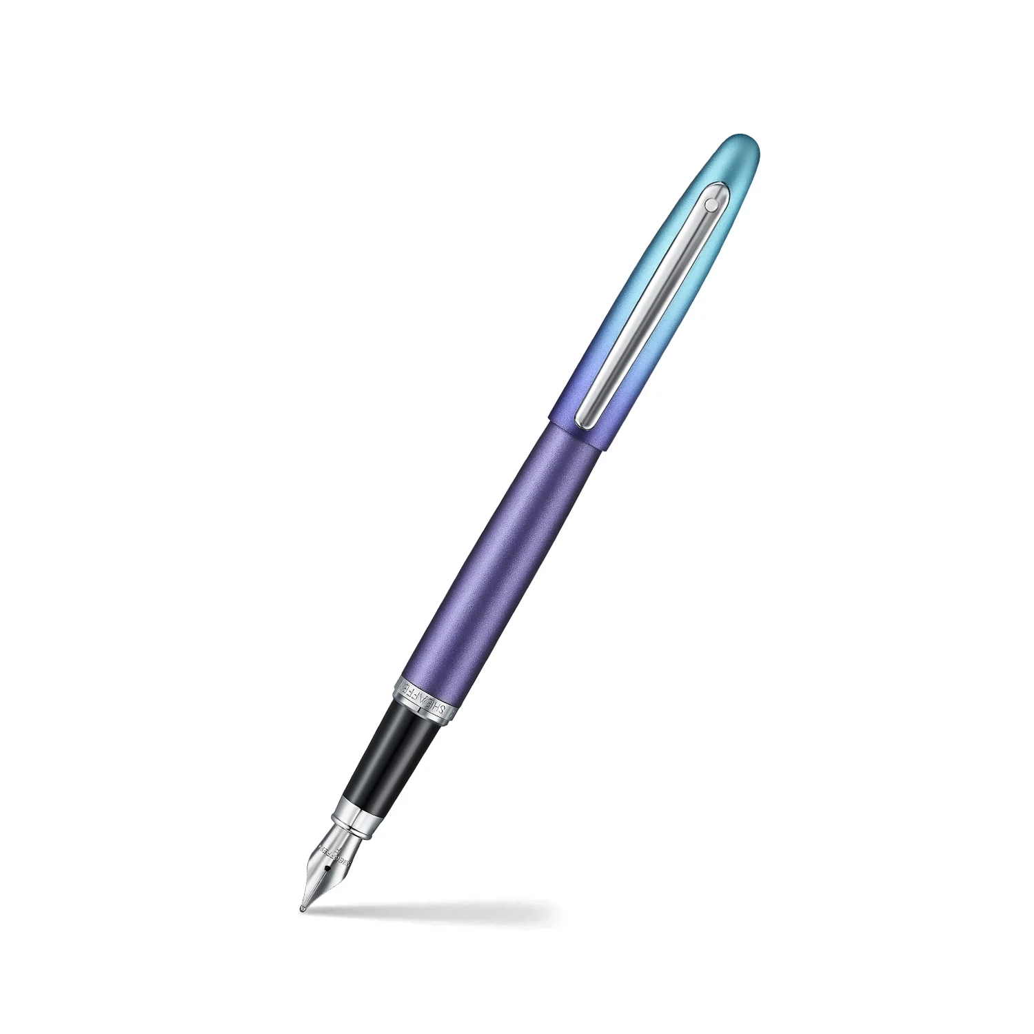 Писалка Sheaffer VFM - Expressions with Chrome-Plated Trims, синя/лилава, F перо - 5