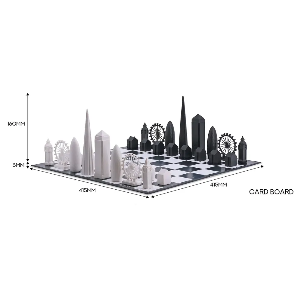 Луксозен шах Skyline Chess - London Edition - 3