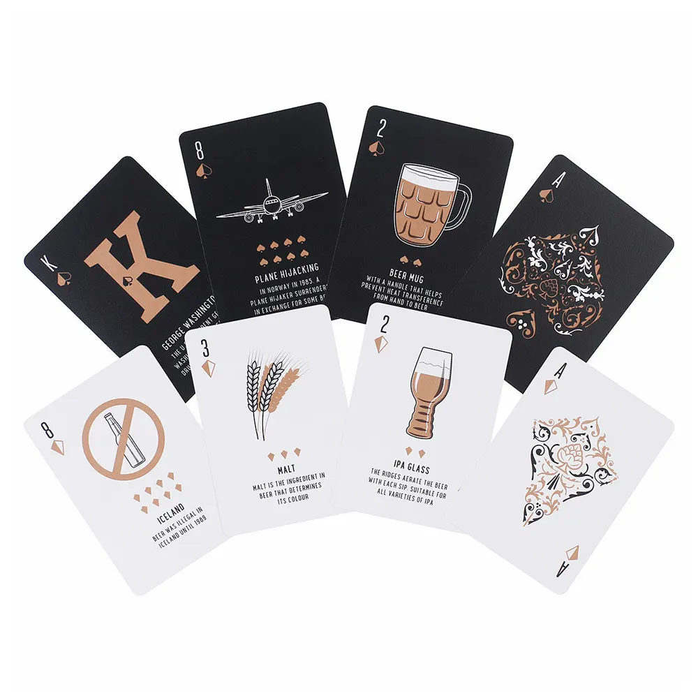 Карти за игра Gentlemen's Hardware - Beer Trivia, водойустойчиви - 3