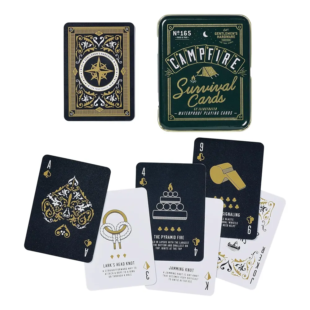 Карти за игра Gentlemen's Hardware - Campfire Survival Cards, водоустойчиви - 2