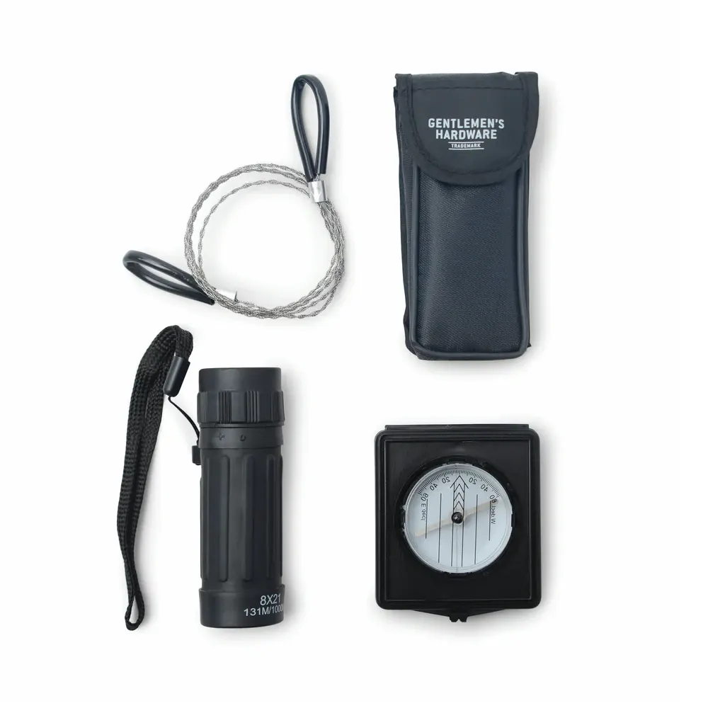 Изследователски комплект The Gentlemen's Hardware - Explorer Kit, компас, монокъл и въжен трион - 2