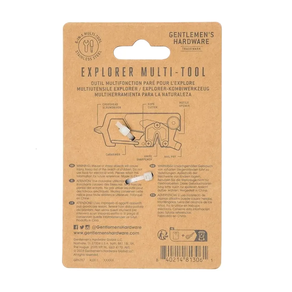 Мултифункционален инструмент Gentlemen's Hardware - Mini Explorer - 3