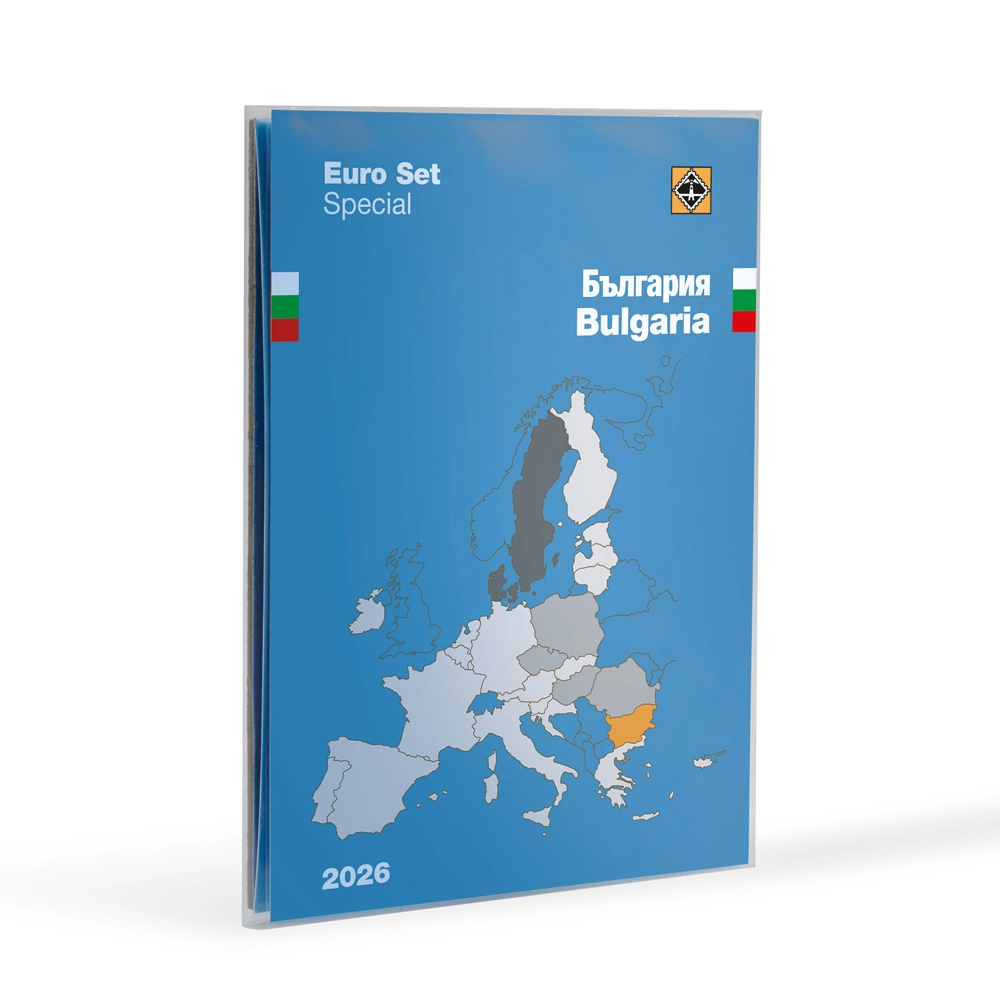 Сгъваема карта за евромонети Leuchtturm - България