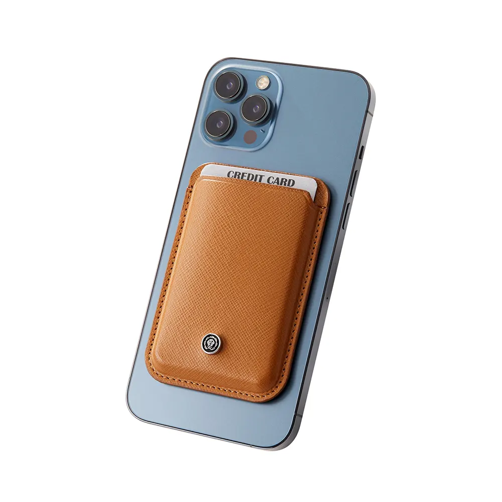 Калъф за карти и документи Cross, кафяв, за MagSafe, с RFID защита - 4