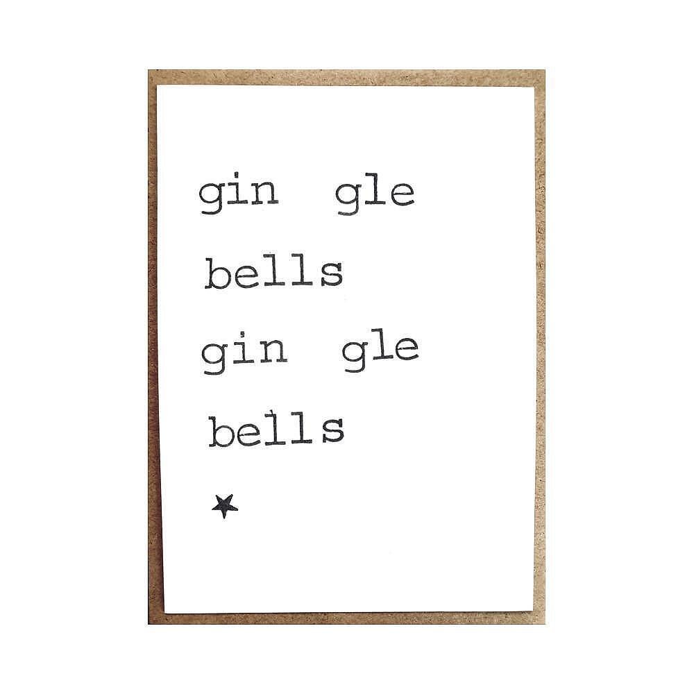 Картичка Gin gle bells gin gle bells