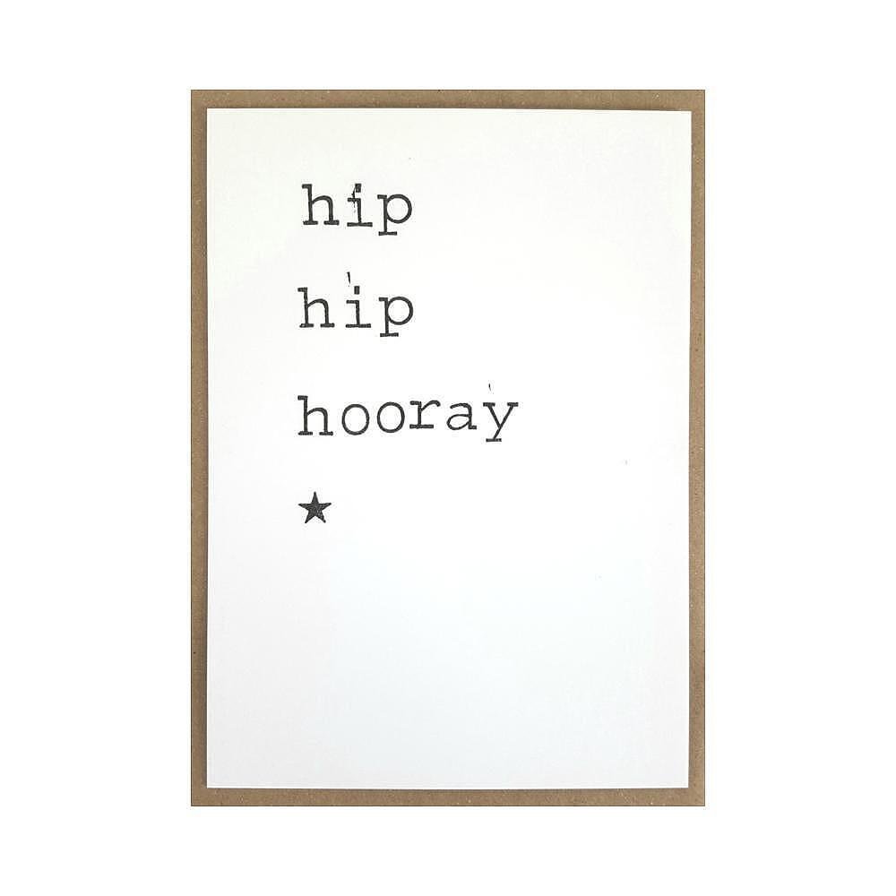 Картичка Hip hip hooray