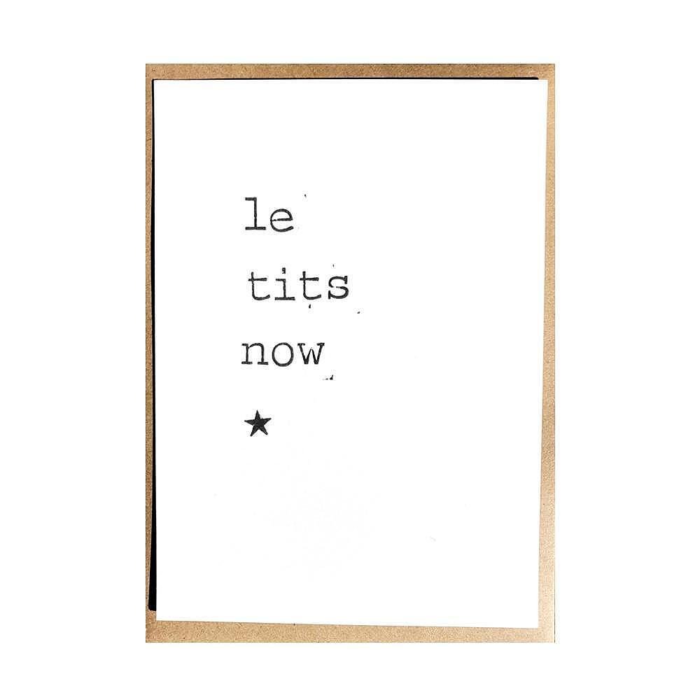 Картичка Le tits now