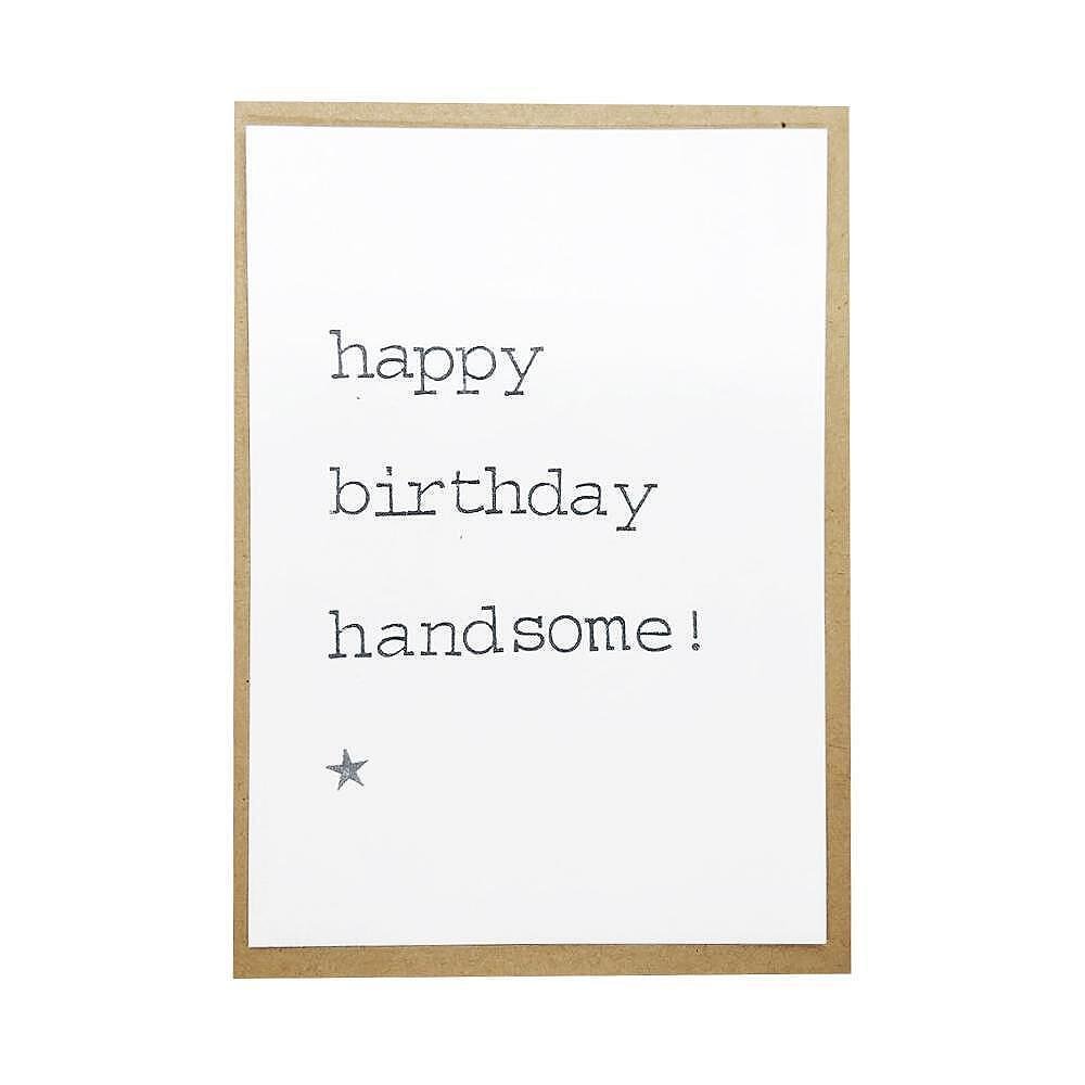 Картичка Happy birthday handsome