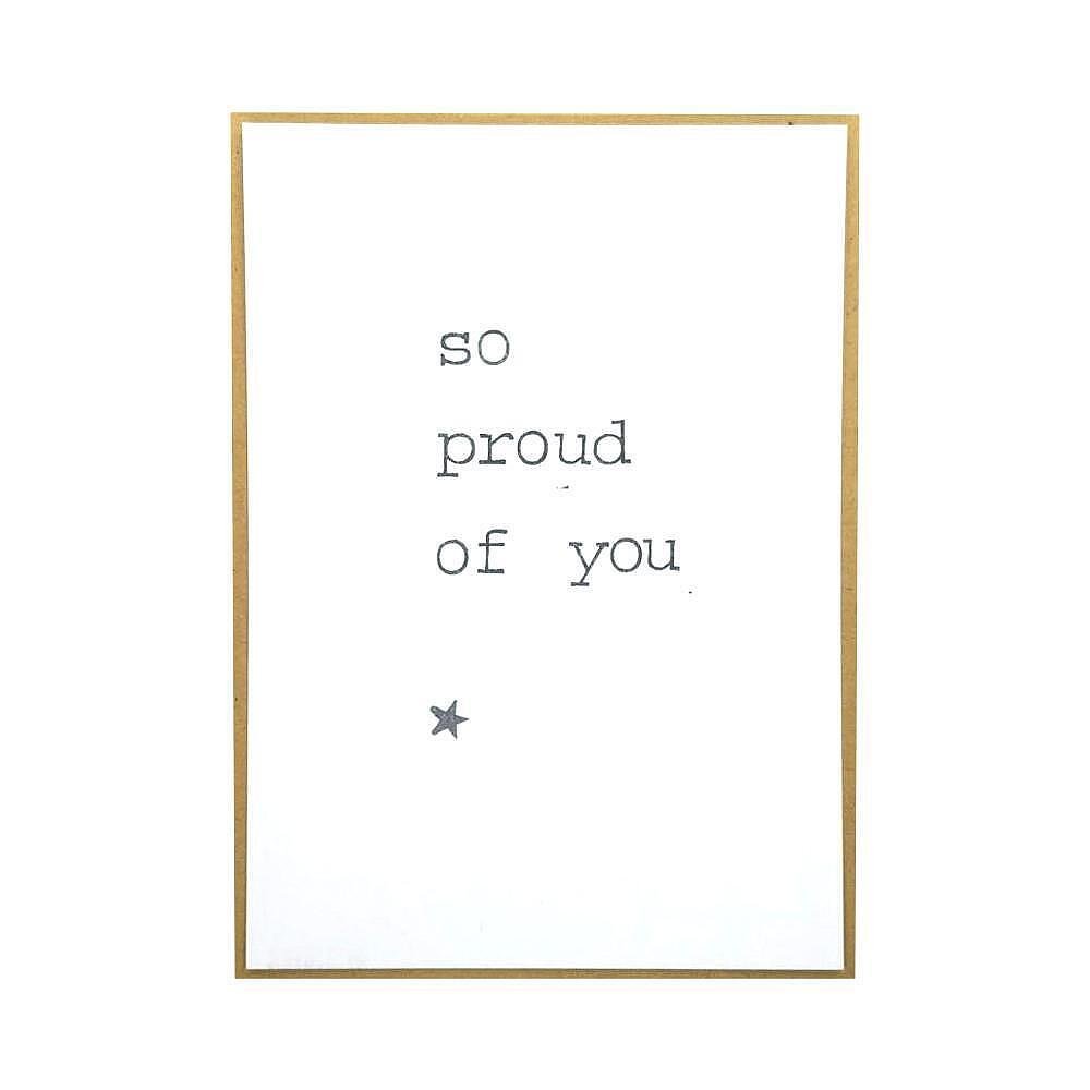 Картичка So proud of you