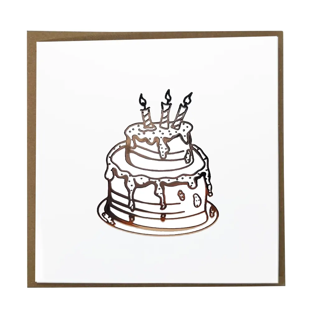 Картичка Rose Gold Cake