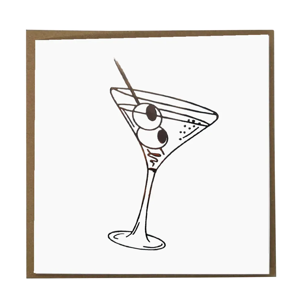 Картичка Rose Gold Cocktail