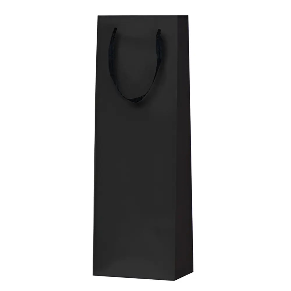 Подаръчна торбичка POT - Black, за бутилка