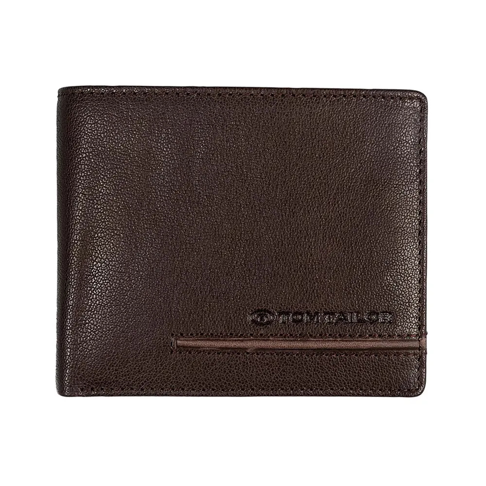 Мъжки портфейл Tom Tailor - Devon, RFID защита, кафяв