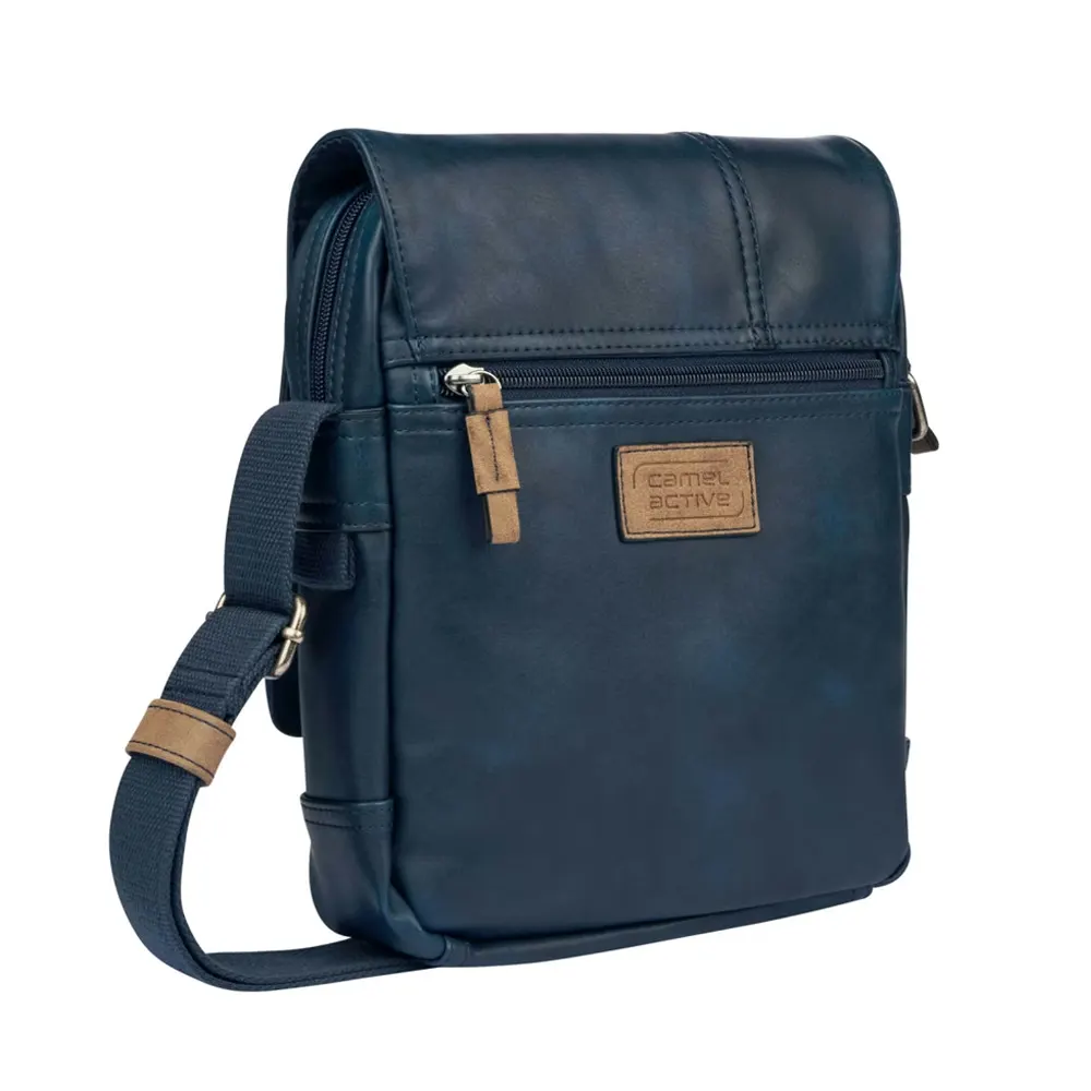 Мъжка чанта за през рамо Camel Active - Laos, S, тъмносиня - 3