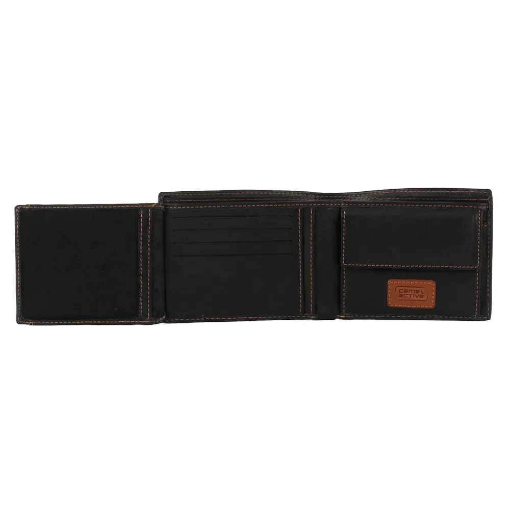 Мъжки портфейл Camel Active - California, хоризонтален, черен - 3