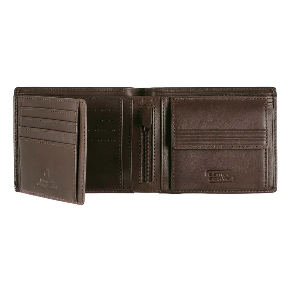 Хоризонтален мъжки портфейл Camel Active - Cliff, кафяв - 2