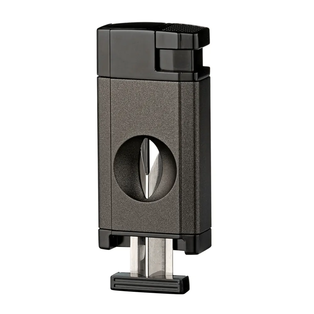 Запалка WinJet - V-Cutter, с резачка за пури, черна - 2