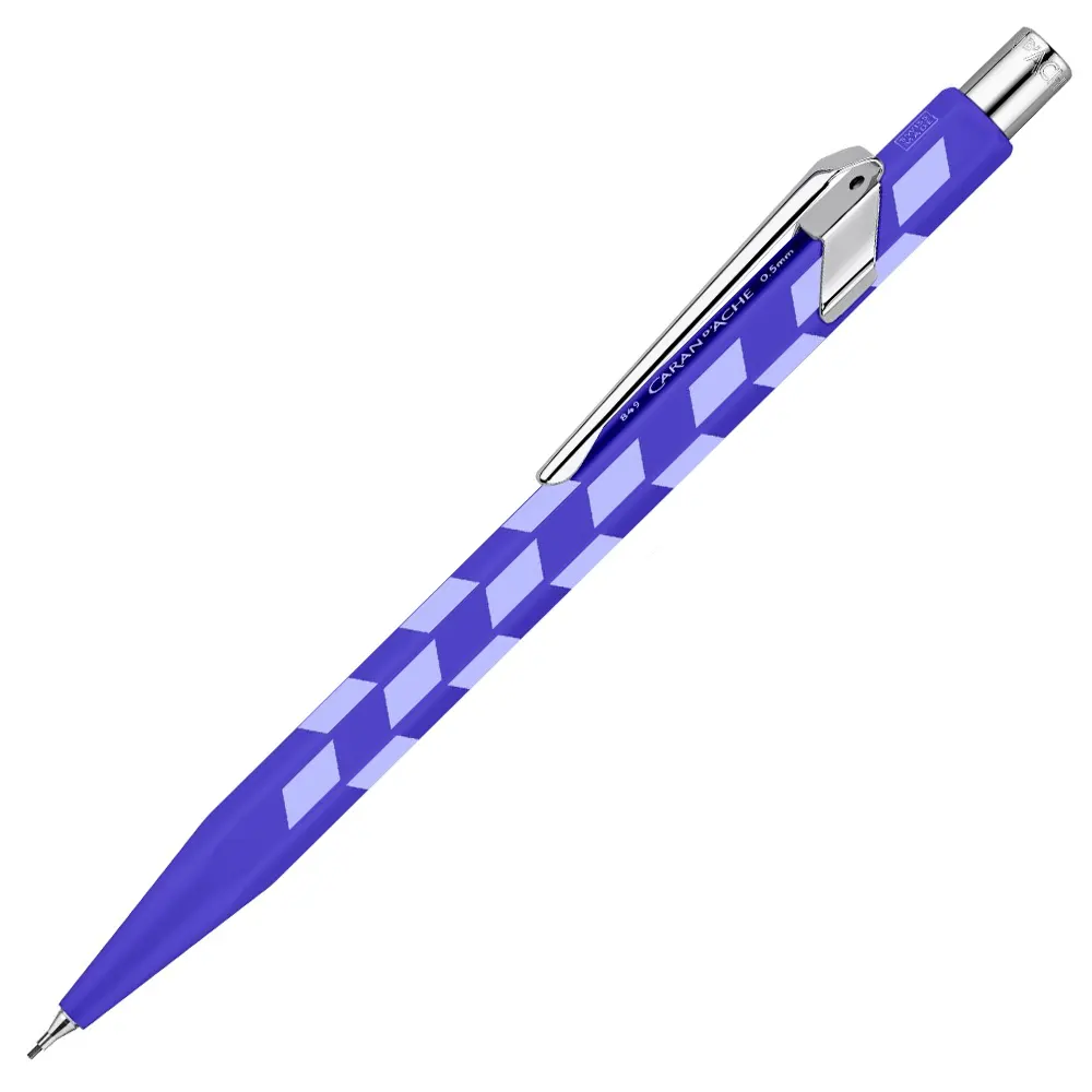 Автоматичен молив Caran d'Ache 849 Mosaic - Royal Blue, 0.5 мм - 2