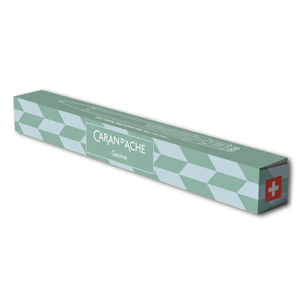 Химикалка Caran d'Ache 849 Mosaic - Water Green - 3