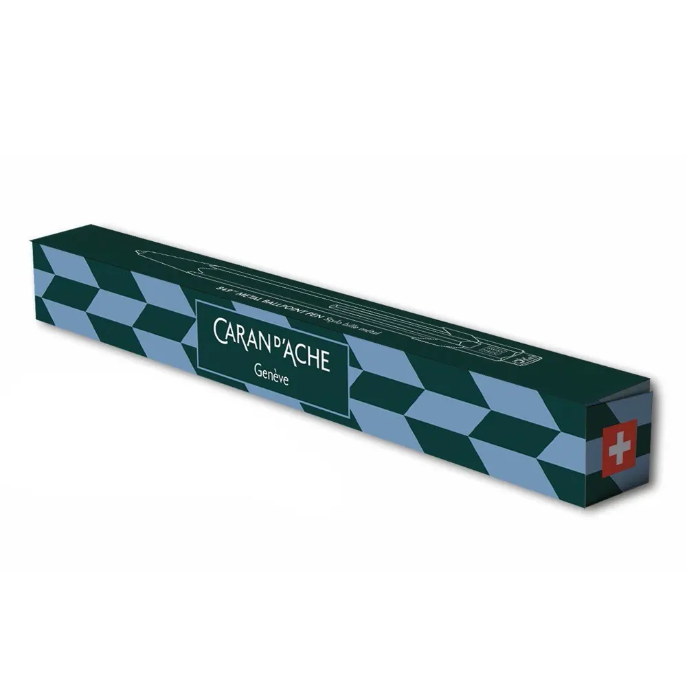 Химикалка Caran d'Ache 849 Mosaic - Spruce Green - 3