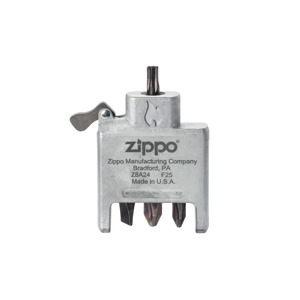 Държач за битове Zippo, сатинирана хром кутийка - 4