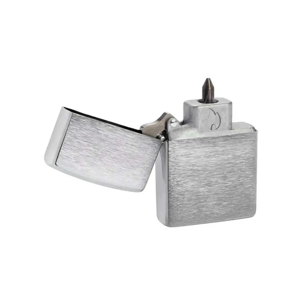 Държач за битове Zippo, матирана хром кутийка - 2