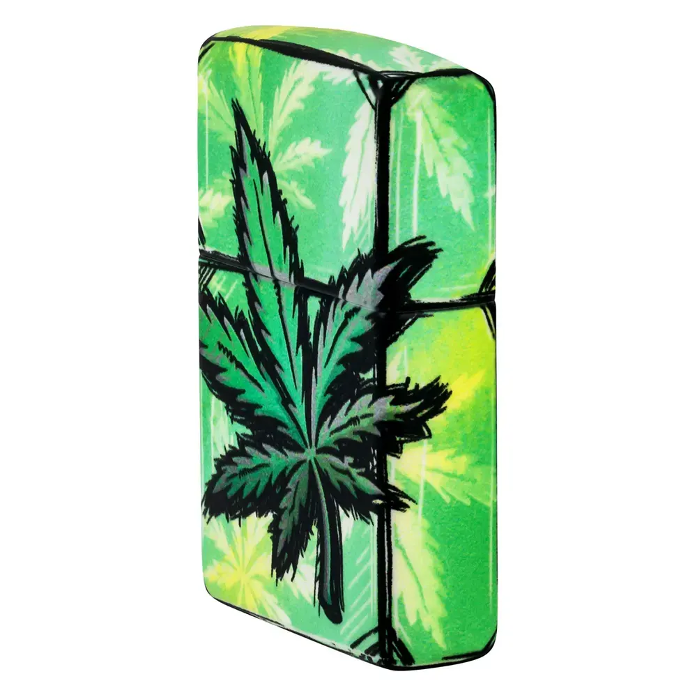 Запалка Zippo - Glowing Leaves Design - 4