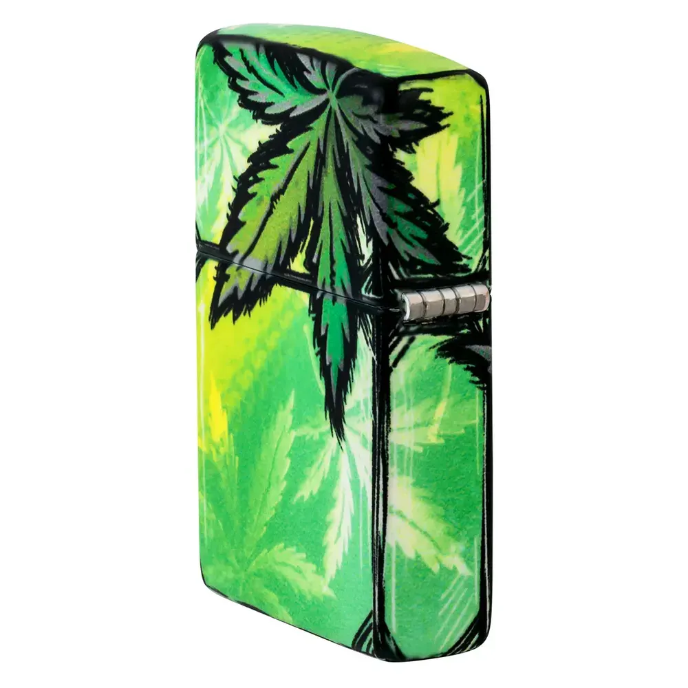 Запалка Zippo - Glowing Leaves Design - 5