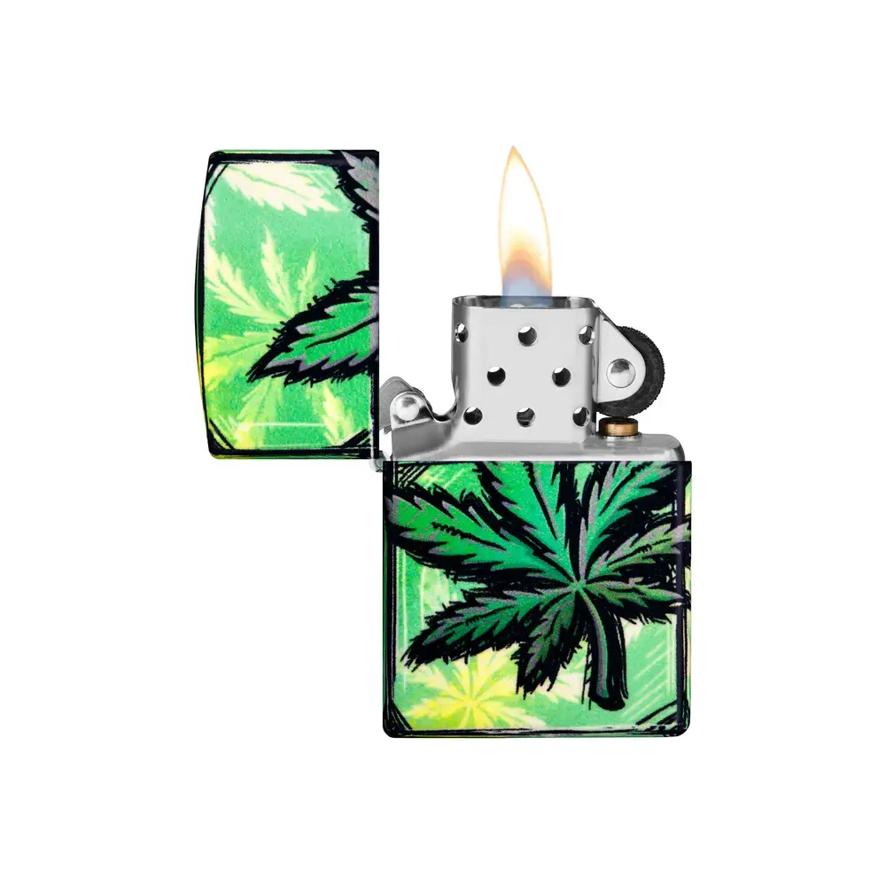 Запалка Zippo - Glowing Leaves Design - 6