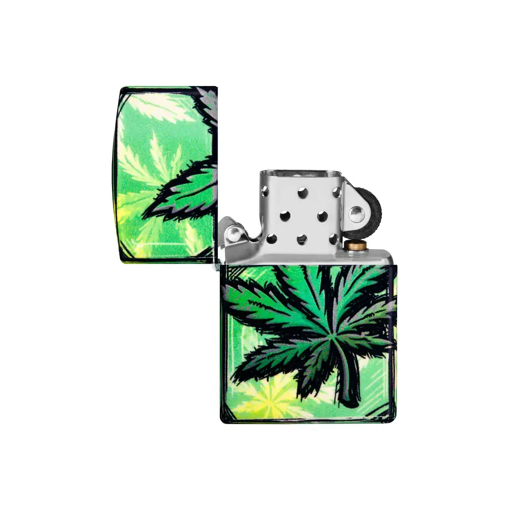 Запалка Zippo - Glowing Leaves Design - 7