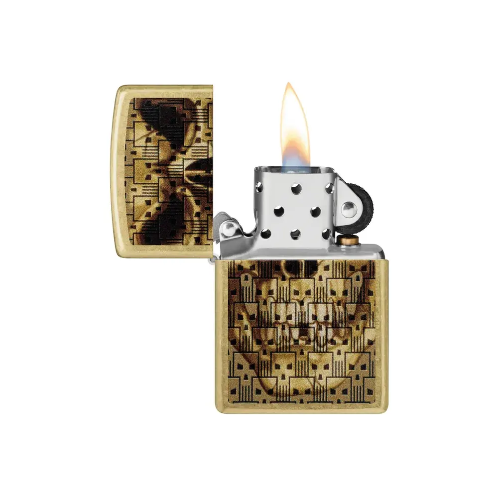 Запалка Zippo - Skulls on Skulls Design - 3