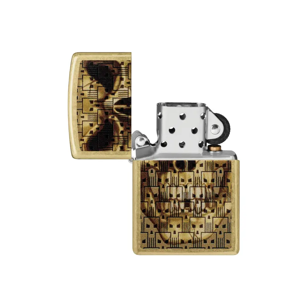 Запалка Zippo - Skulls on Skulls Design - 4