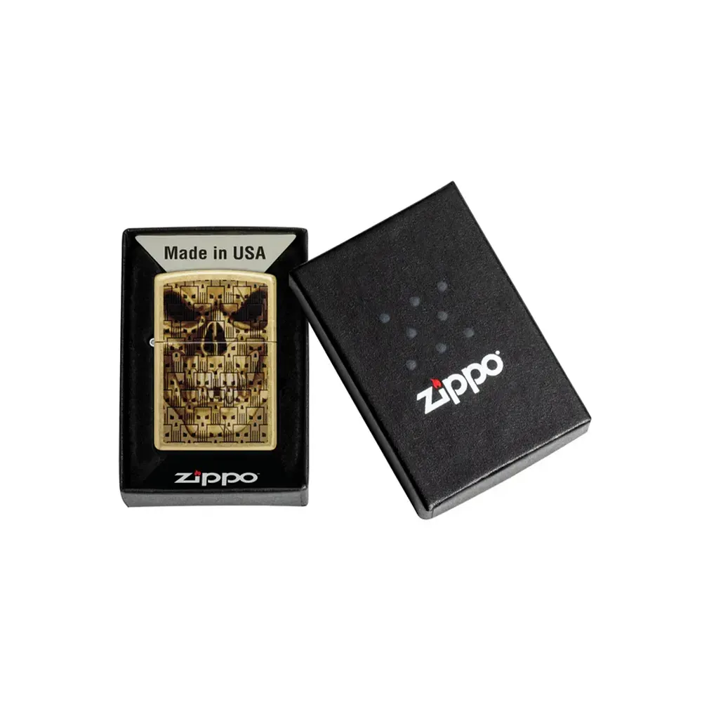 Запалка Zippo - Skulls on Skulls Design - 5